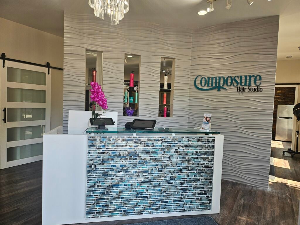 Interior of Composure Hair Studio